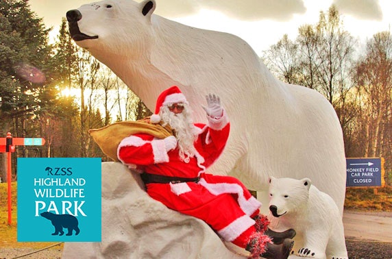 Highland Wildlife Park Santa Walk - from £7pp