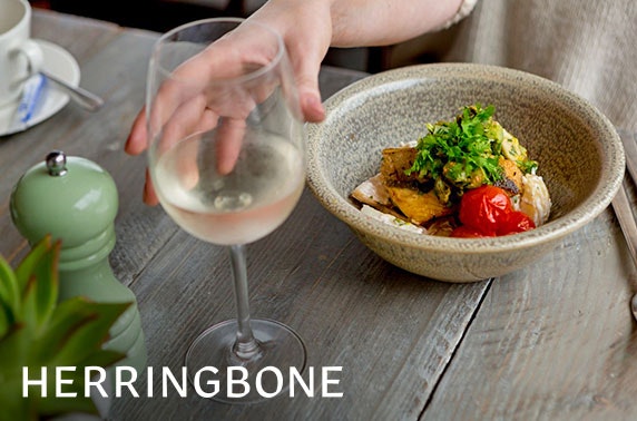 Herringbone 2 course dining; choice of 2 locations