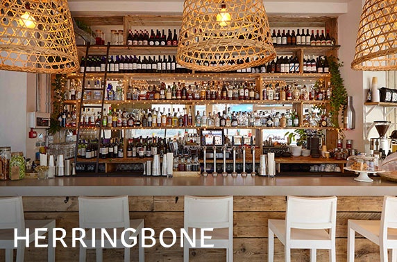 Herringbone 2 course dining; choice of 2 locations