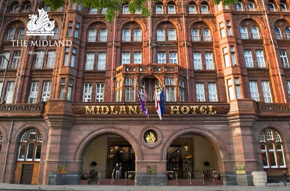 4* multi award-winning Midland Hotel stay, Manchester