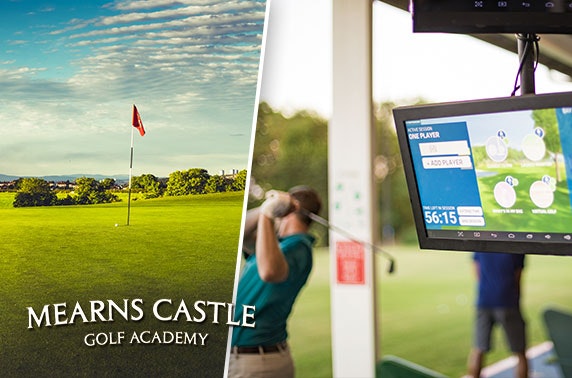 4* Mearns Castle Golf Academy round & driving range