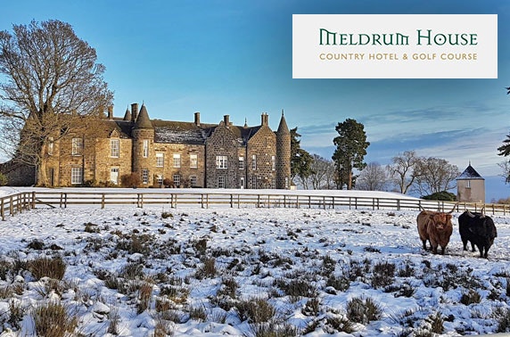 4* Meldrum House stay with 2AA rosette dining