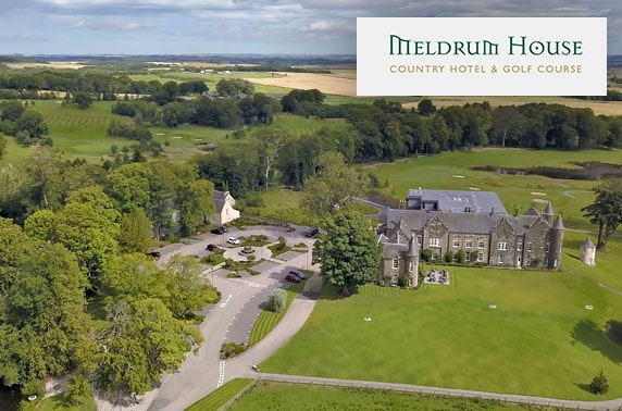 4* Meldrum House stay with 2AA rosette dining