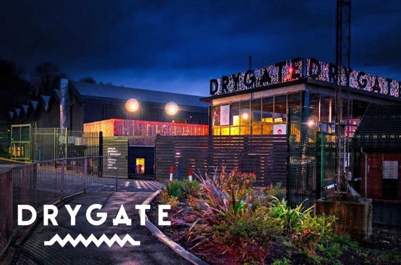 Drygate Brewing Co. burgers and beers