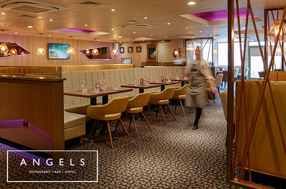 Recently-refurbished Angels Hotel DBB - £60