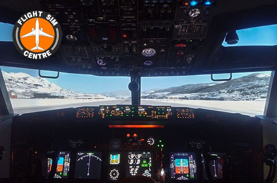 Flight simulator experience at Flight Sim Centre
