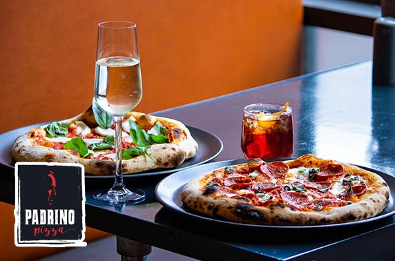 Handmade artisan pizzas and drinks at Padrino Pizza, Perth Road 