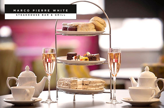 Marco Pierre White Prosecco afternoon tea