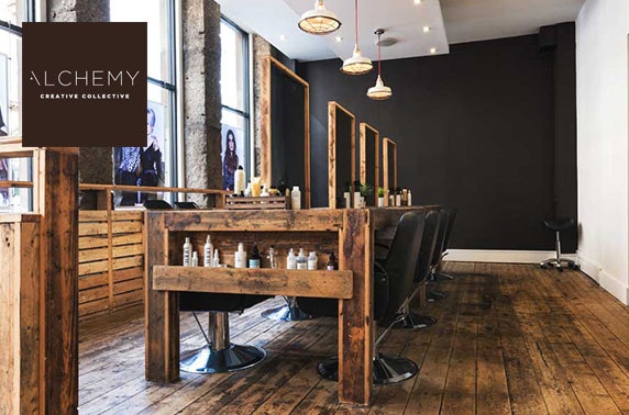 Blow dry, treatment & optional cut and colour, Alchemy