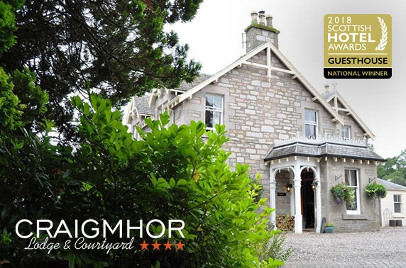 4* Craigmhor Lodge & Courtyard stay