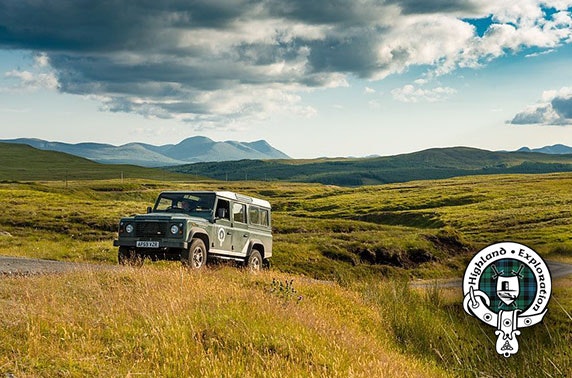 Scenic Land Rover tour with Highland Exploration