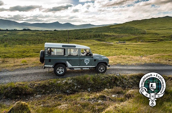 Scenic Land Rover tour with Highland Exploration