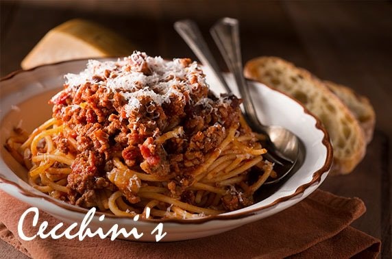 Pizza, pasta or steaks at Cecchini’s, Ayr & Ardrossan - from £6pp