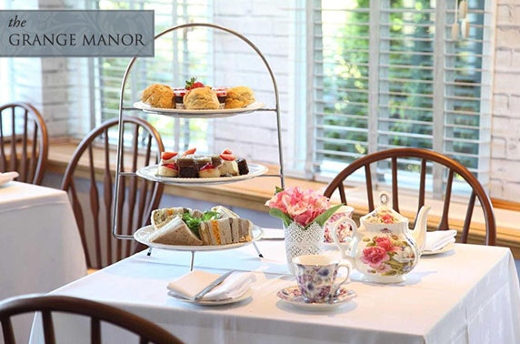 4* Grange Manor Hotel afternoon tea