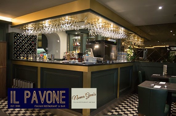 Il Pavone or Nonna Gina’s Italian dining and Prosecco