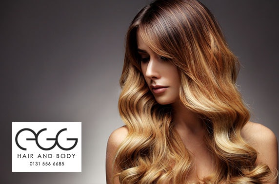 Blow dry, cut & optional colour at Egg Hair and Body, City Centre