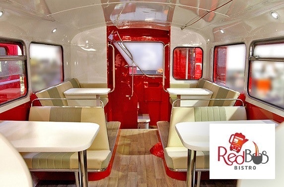 Red Bus Bistro Glasgow Prosecco afternoon tea & tour