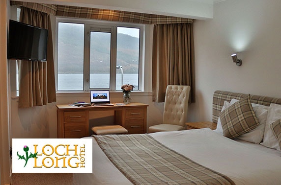 Loch Long Hotel DBB, near Loch Lomond - from £69