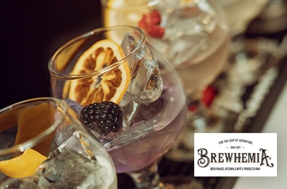 Brewhemia sharing boards & prosecco or gin flight