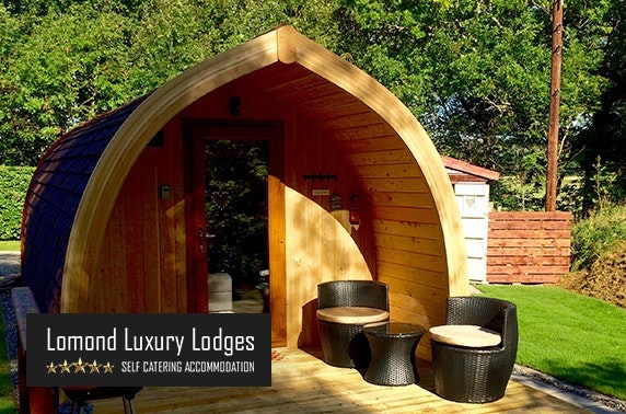 Lomond Luxury Lodges stay with private hot tub