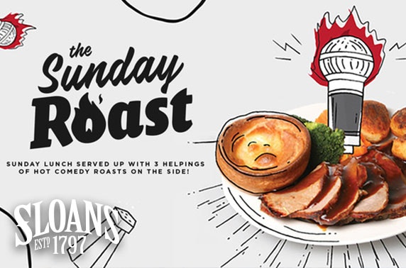 Sunday Roast Comedy with lunch at Sloans