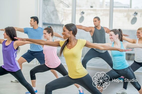 Hope Studio yoga classes - from £3 per class