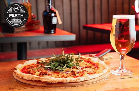 BrewDog Perth pizza & wine or beers