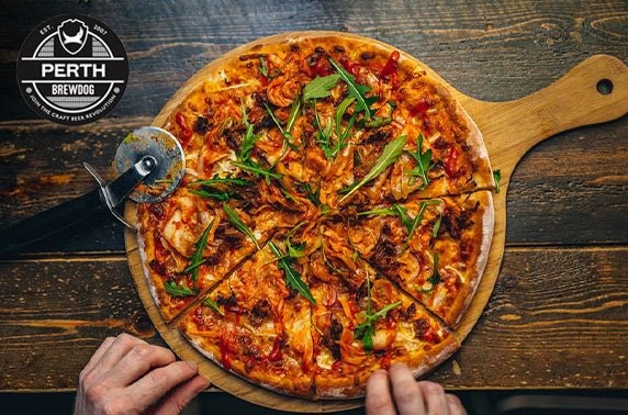 Recently-opened BrewDog Perth pizza & wine or beers
