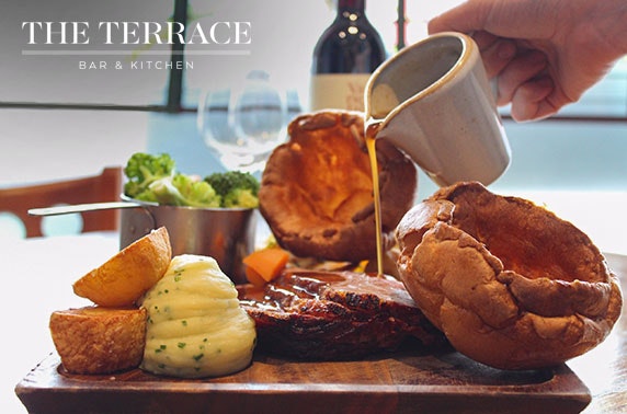 The Terrace Bar & Kitchen Sunday roast & wine
