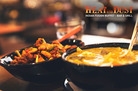 Indian fusion buffet - from £7.50pp