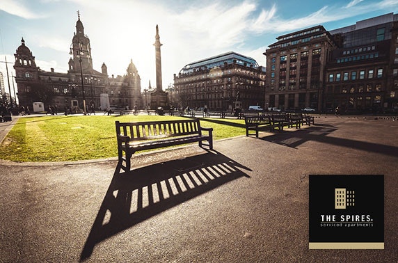 Glasgow City Centre apartment stay - from £25pp