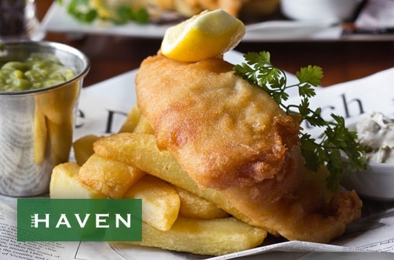 The Haven lunch, nr St Andrews