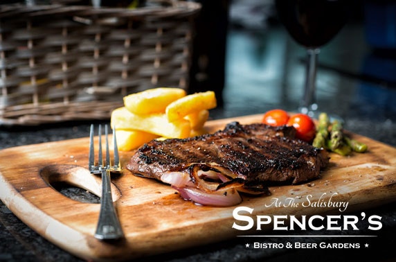Steak & wine at Spencer’s Bistro, Newington