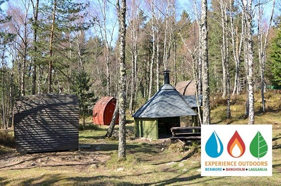 Camping pod stay, Cairngorms National Park
