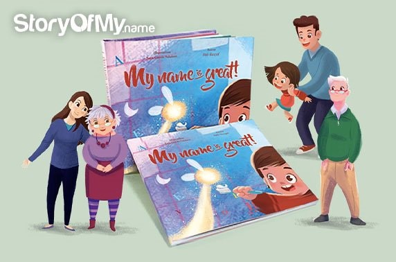 Personalised kids’ books – from £6 each