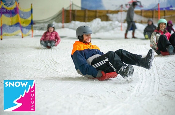 Snow Factor sledging, Braehead - from £5pp