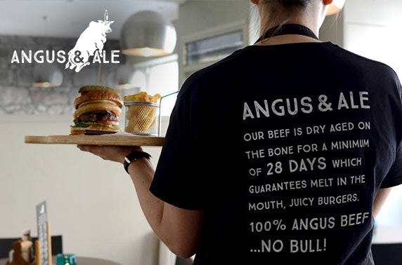 Angus & Ale burgers - £6pp