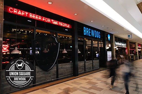 BrewDog Union Square pizza & wine or beers