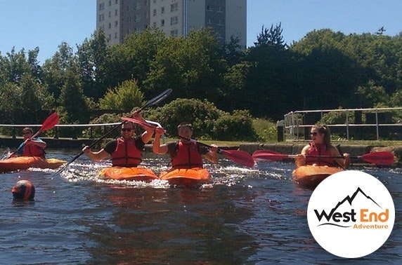 Kayaking or paddle boarding session, Glasgow’s West End
