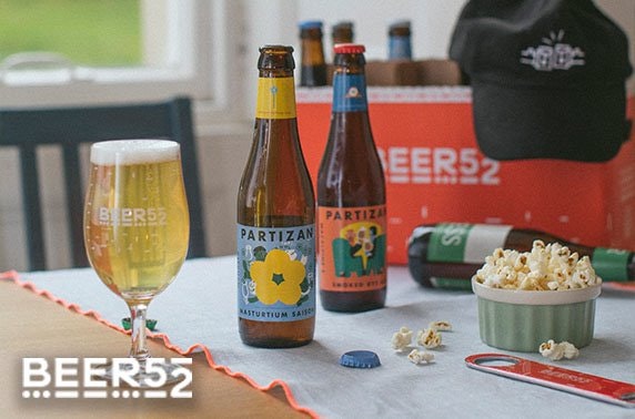 Beer discovery box from Beer52