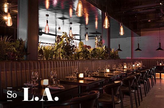 So L.A. 5 course dining experience