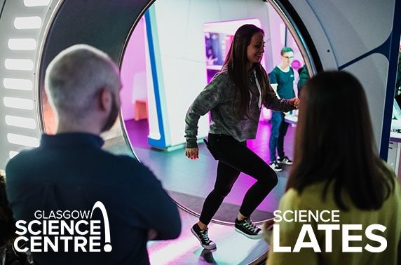 Science Lates at 5* Glasgow Science Centre