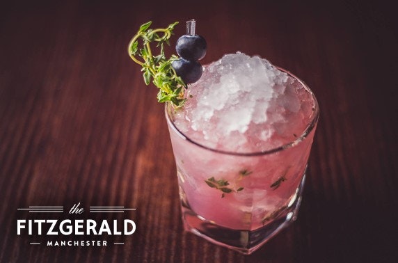 Cocktails, wine or Prosecco at The Fitzgerald, Northern Quarter