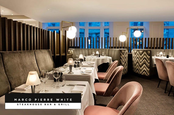 Marco Pierre White dining