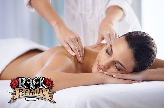 Rock ‘N’ Beauty massage and/or facial, Perth