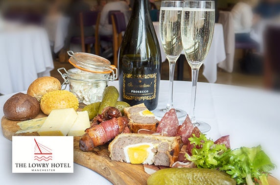 5* The Lowry Hotel Prosecco & sharing board