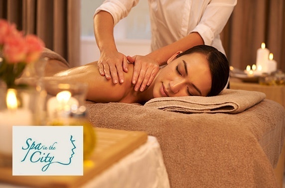 Spa in the City treatments, 4* Marriott Hotel