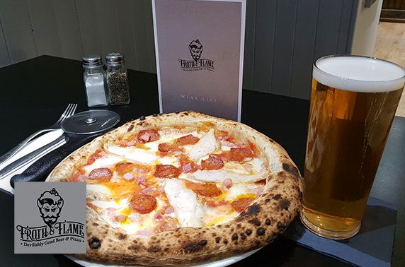 Brand new Froth & Flame pizzas