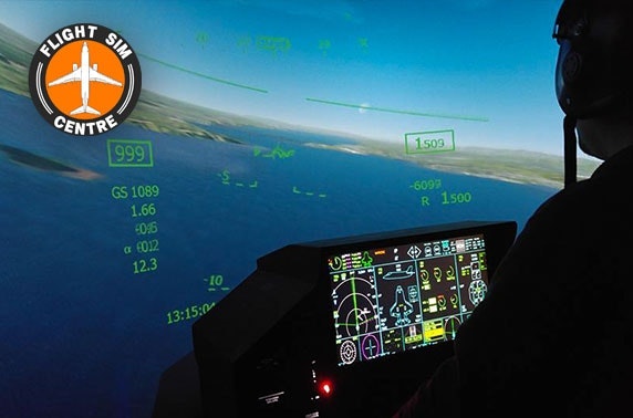 Flight simulation experience nr Newcastle Airport - from £24