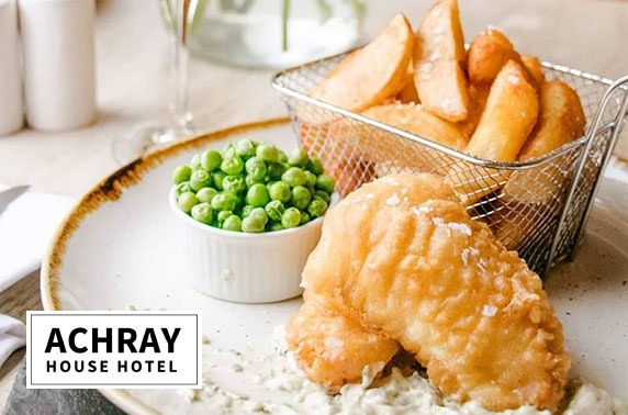 Sunday roast & optional stay at award-winning Achray House Hotel